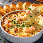 Cheesy Shrimp Crab Bake Dip